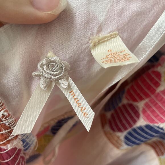 Anthropologie Maeve Halter Polka Dot‎ Dress Womens Size 8 Lined - Picture 4 of 10